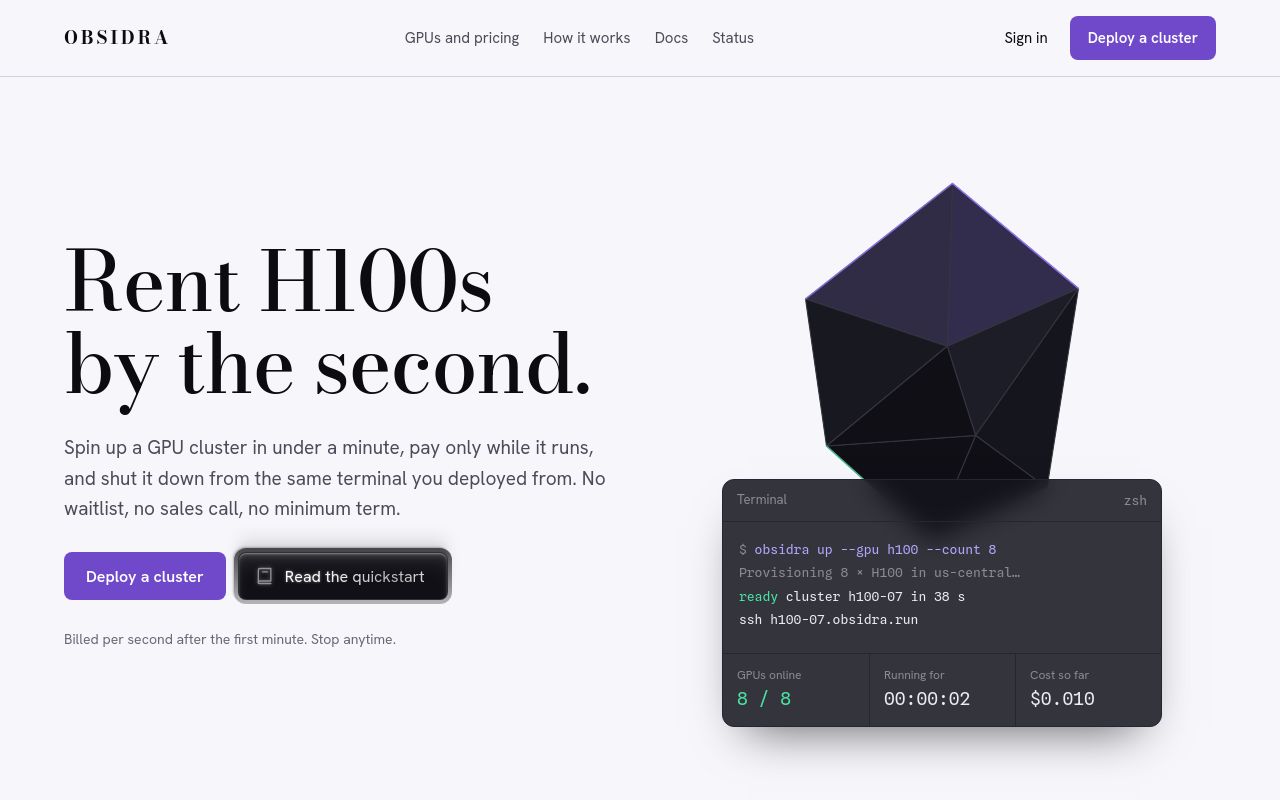 Ash · Websites and product UI, designed, built and tested